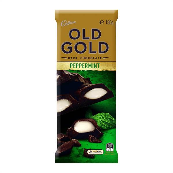 Cadbury Old Gold Dark Chocolate With Peppermint Imported